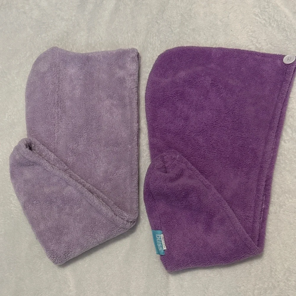 Set of two Bliss Purple Head Towels